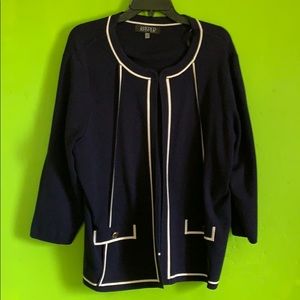 Jasper Dark Blue Dress Sweater